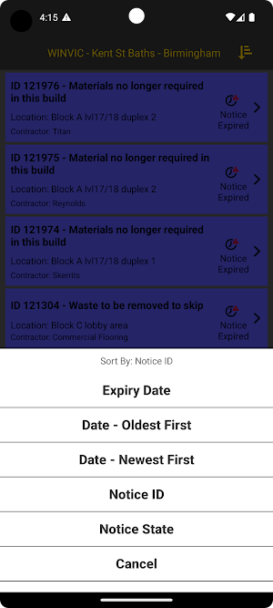 Waste Management Obstructions Screenshot 1