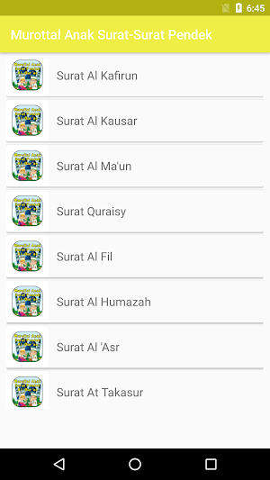 Murottal Anak Surat Pendek Screenshot 1