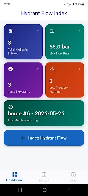 Hydrant Flow Index Screenshot 0