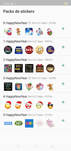 stickers happy new year 2023 Screenshot 2