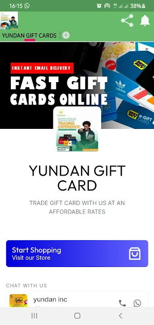 YUNDAN GIFT CARD TRADING Screenshot 0
