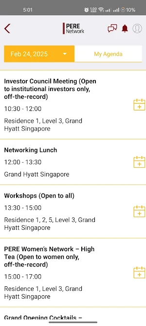 PERE Asia Summit 2025 Screenshot 3