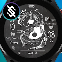BFF18- Blackboard Art Tiger