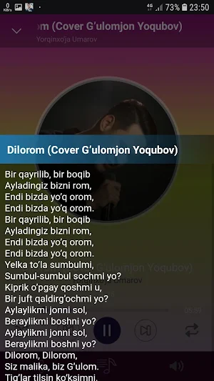 Yorqinxo'ja Umarov qo'shiqlari Screenshot 3
