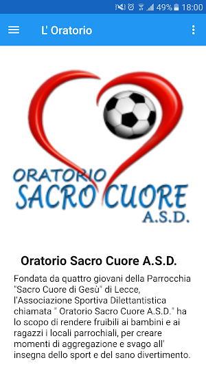 Oratorio Sacro Cuore A.S.D. Screenshot 1