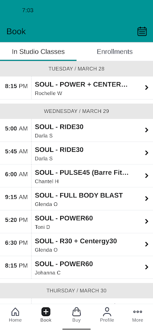 SoulPower Fitness Screenshot 1