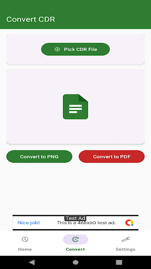 CDR File Viewer and Converter Screenshot 1