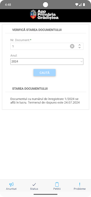 Gradistea App Screenshot 1