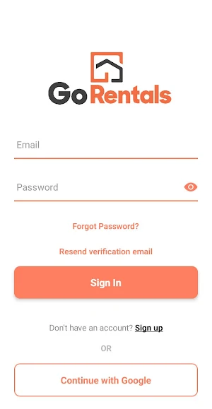 GoRentals Screenshot 1