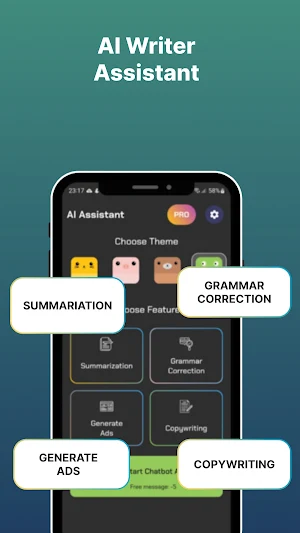 AI Assistant: GBT Writer, Chat Screenshot 1
