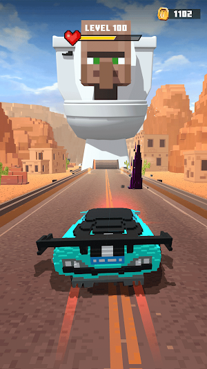 Blocky 3D Car Demolition Derby Screenshot 3