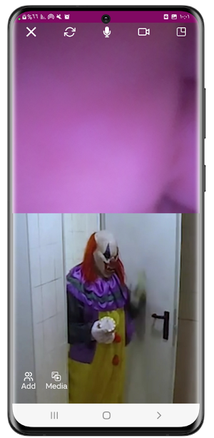scary horror prank video call Screenshot 1