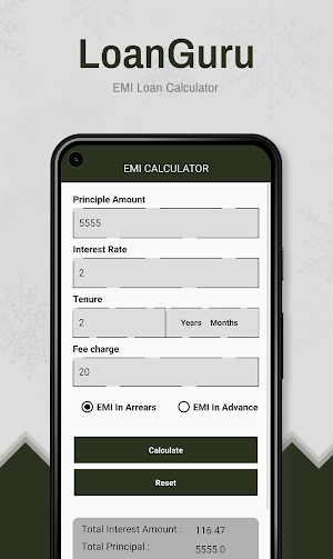 LoanGuru : EMI Loan Calculator Screenshot 0
