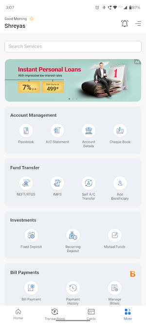 K Bank Screenshot 2