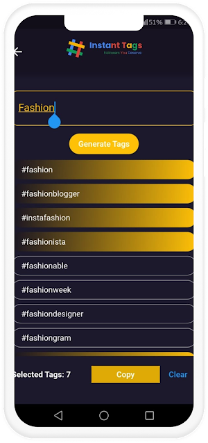 Instant Likes & Follow Tags Screenshot 3