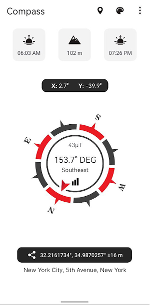 Compass - Precise and Simple Screenshot 0