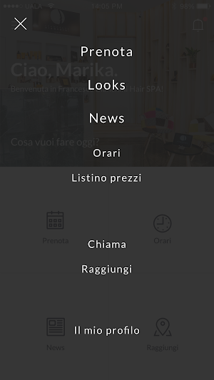 Francesco Bianchini Hair SPA Screenshot 2
