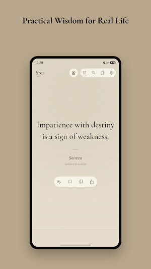 Stoicism - Daily Stoic Quotes Screenshot 0