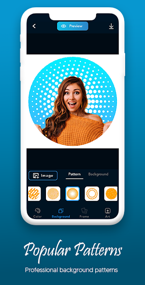 Profile Pic Border Frame Maker Screenshot 0