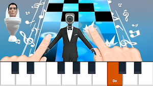 Skibidi toilet piano song Screenshot 2