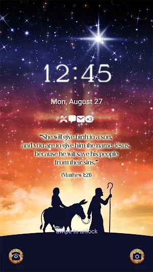 Birth of Jesus - Wallpaper Screenshot 1