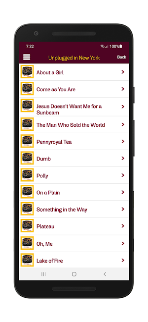 Nirvana Lyrics & Wallpapers Screenshot 2