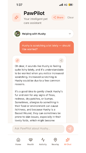 PawPilot: AI for Pet Parents Screenshot 2