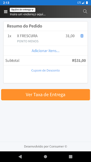 Caiçara Burguer Screenshot 2