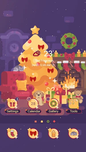 Cozy Soft Christmas- Wallpaper Screenshot 0