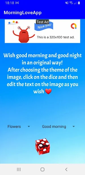 MorningLoveApp Good morning <3 Screenshot 0