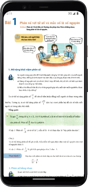 Toán Lớp6 - Tập hai Screenshot 0