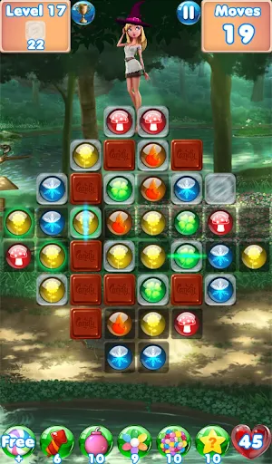 Bubble Girl - Match 3 games and fun puzzles screenshot 1