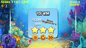 Happy Fish Blox: Block Tap Fun Screenshot 2