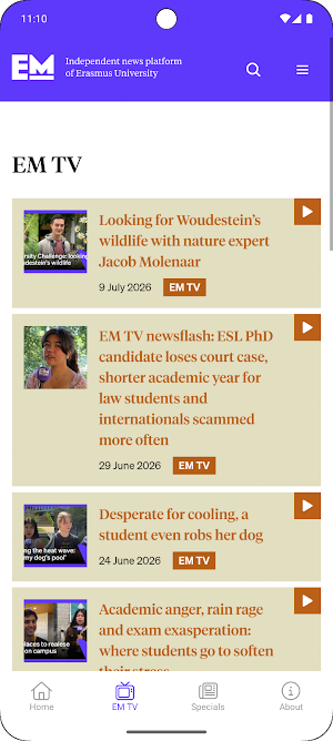 Erasmus Magazine Screenshot 1