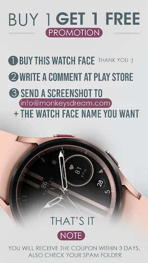 Bronze Analog Watch Face Screenshot 1