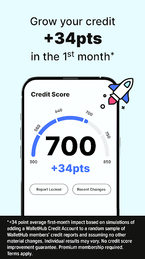 WalletHub Credit Builder Screenshot 0