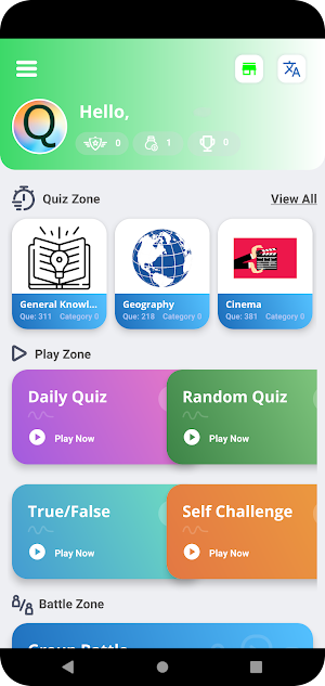 aQuizBattle Screenshot 2