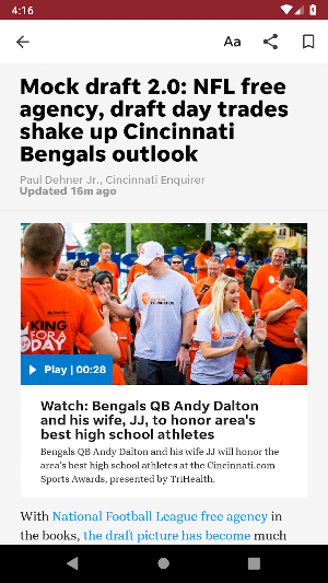 Cincinnati Sports Screenshot 1