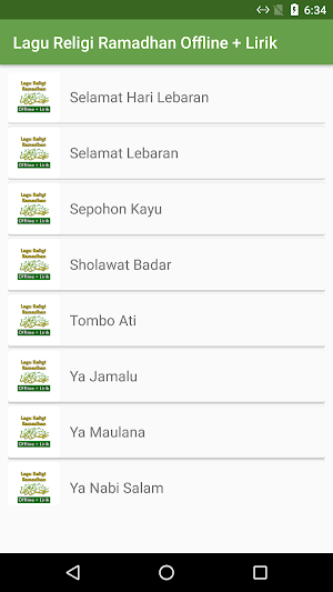 Lagu Religi Ramadhan Offline Screenshot 3