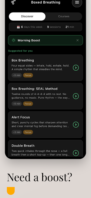 Boxed Breathing Screenshot 1