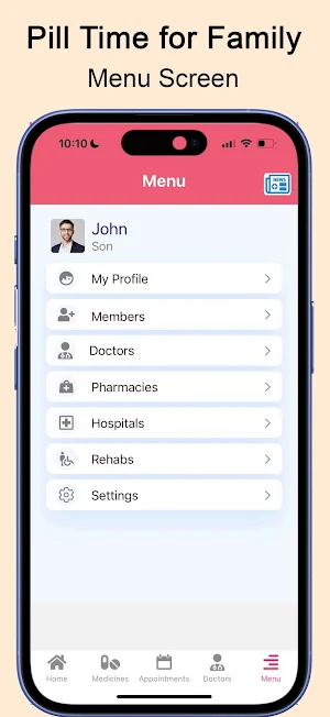 Pill Time for Family-Pro Screenshot 1