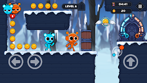 Stick Red Blue: Horror Escape Screenshot 0