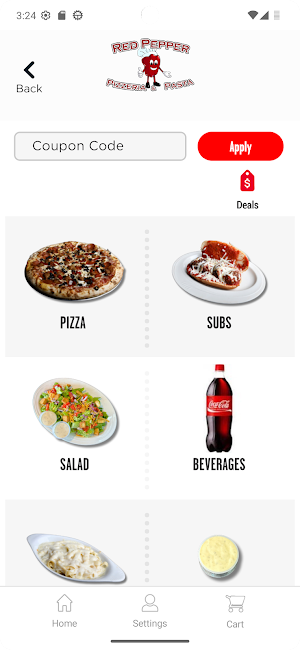 Red Pepper Pizzeria & Pasta Screenshot 2