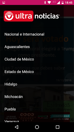 Ultra Noticias México Screenshot 1