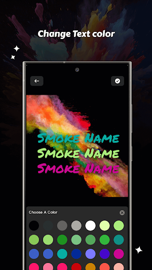 Smoke Name Effect Maker Screenshot 3