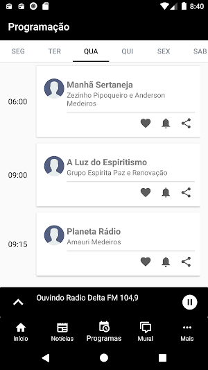 Rádio Delta FM 104,9 Screenshot 3