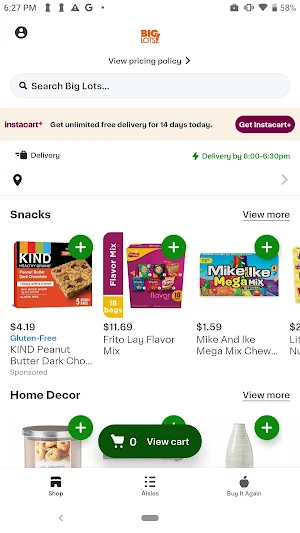 Big Lots: Fast Delivery Screenshot 0