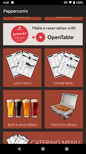 Peppercorn's Grille and Tavern Screenshot 1