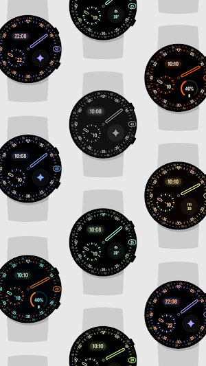 Pixel 4's Rush Hour Watch Face Screenshot 3