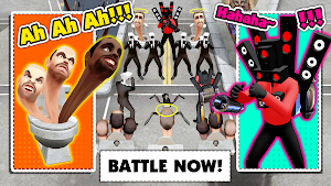 Toilet VS Camera: 3D Battle Screenshot 0